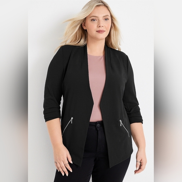 maurices- crepe blazer - Picture 1 of 5